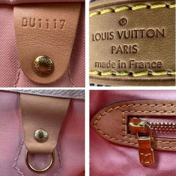 Louis Vuitton Limited Edition Damier Azur Tahitiennes Speedy Bandouliere 30 - Picture 12 of 14